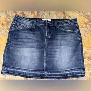 KanCan Dark Blue Denim Mini Skirt